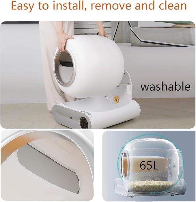 Arenero Automático para Gatos Uso Diario