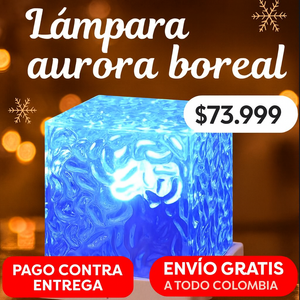 Proyector LED Aurora Boreal Multicolor con Control Remoto | Luz Ambiental Relajante