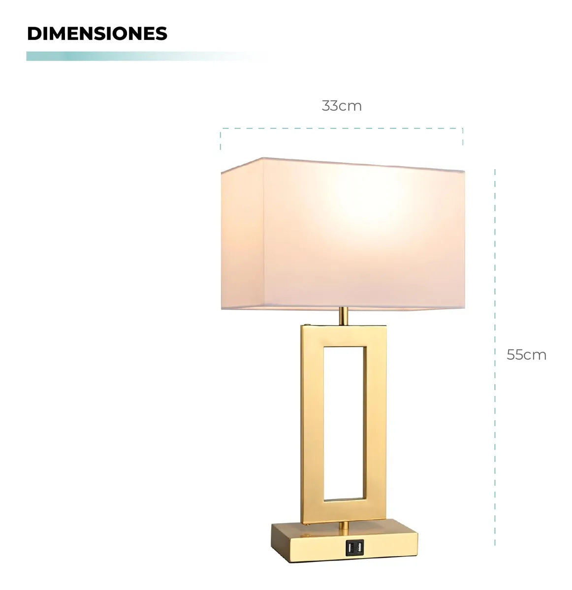 X2 Lámparas de Mesa Doradas Inteligentes Atikus Golden – Elegancia y tecnología en perfecta armonía