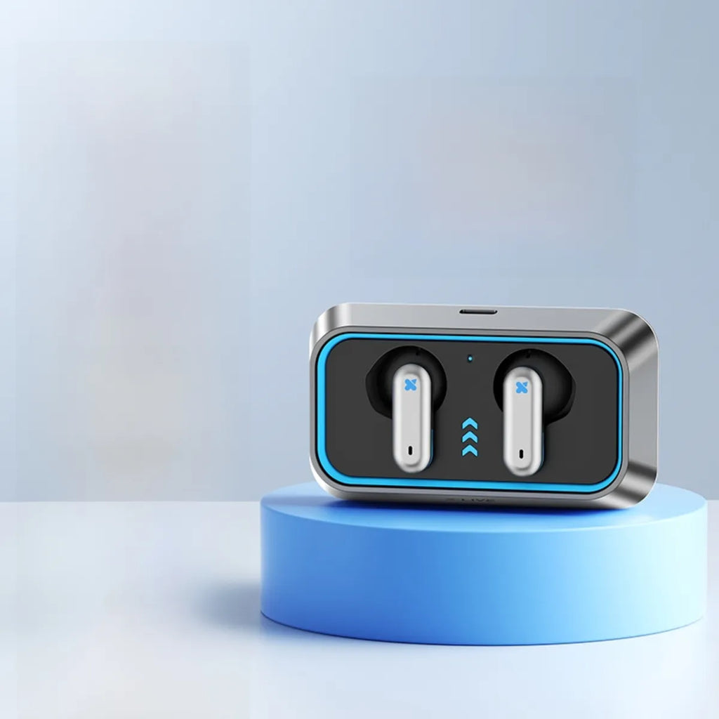 AUDÍFONOS INALÁMBRICOS X-LIVE B1 – Carga Solar + Sonido Envolvente