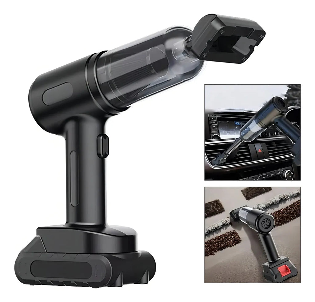 Aspiradora para Auto 3 en 1 SEISA 120W Inalámbrica – Potencia y Comodidad en tus Manos