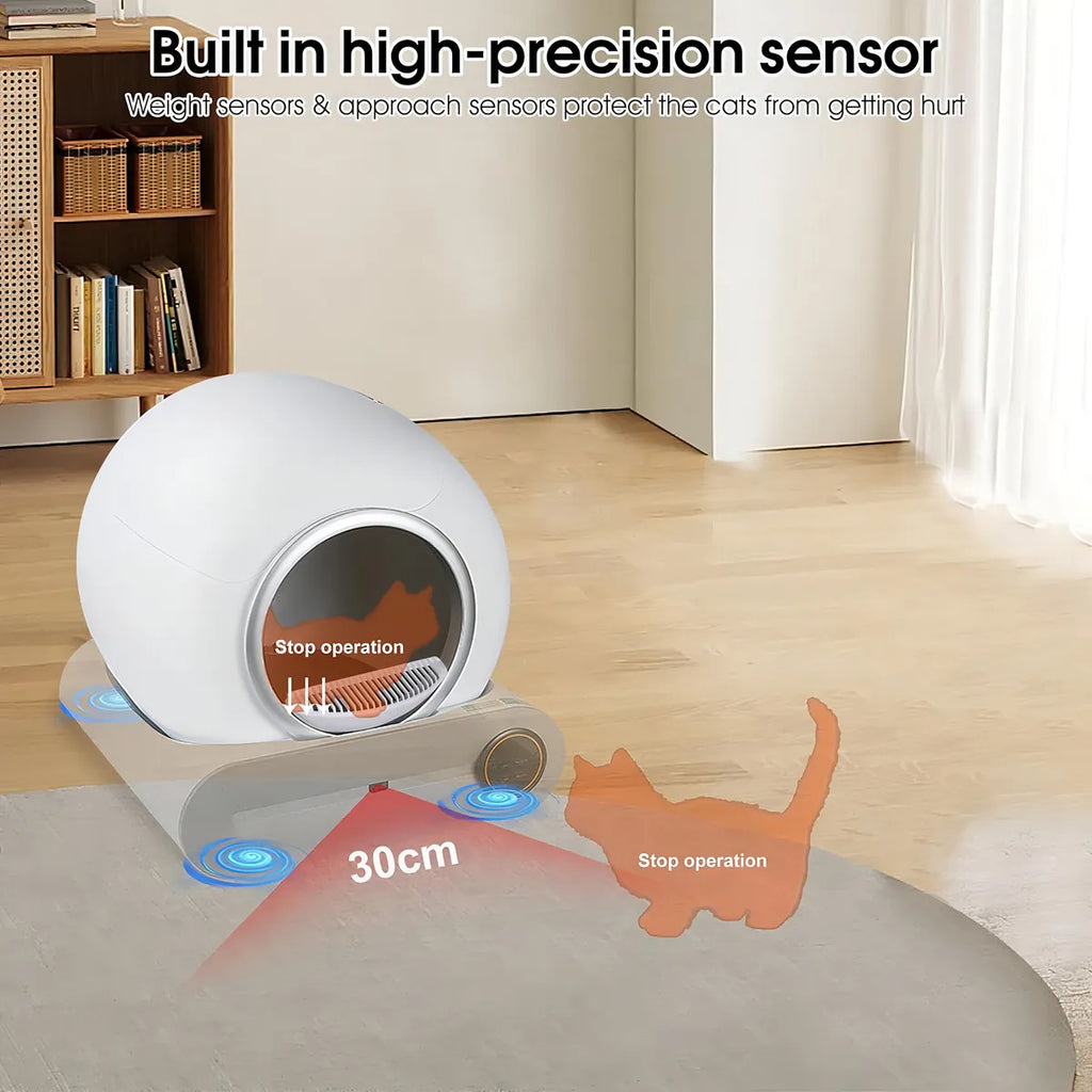 Arenero Automático para Gatos Uso Diario