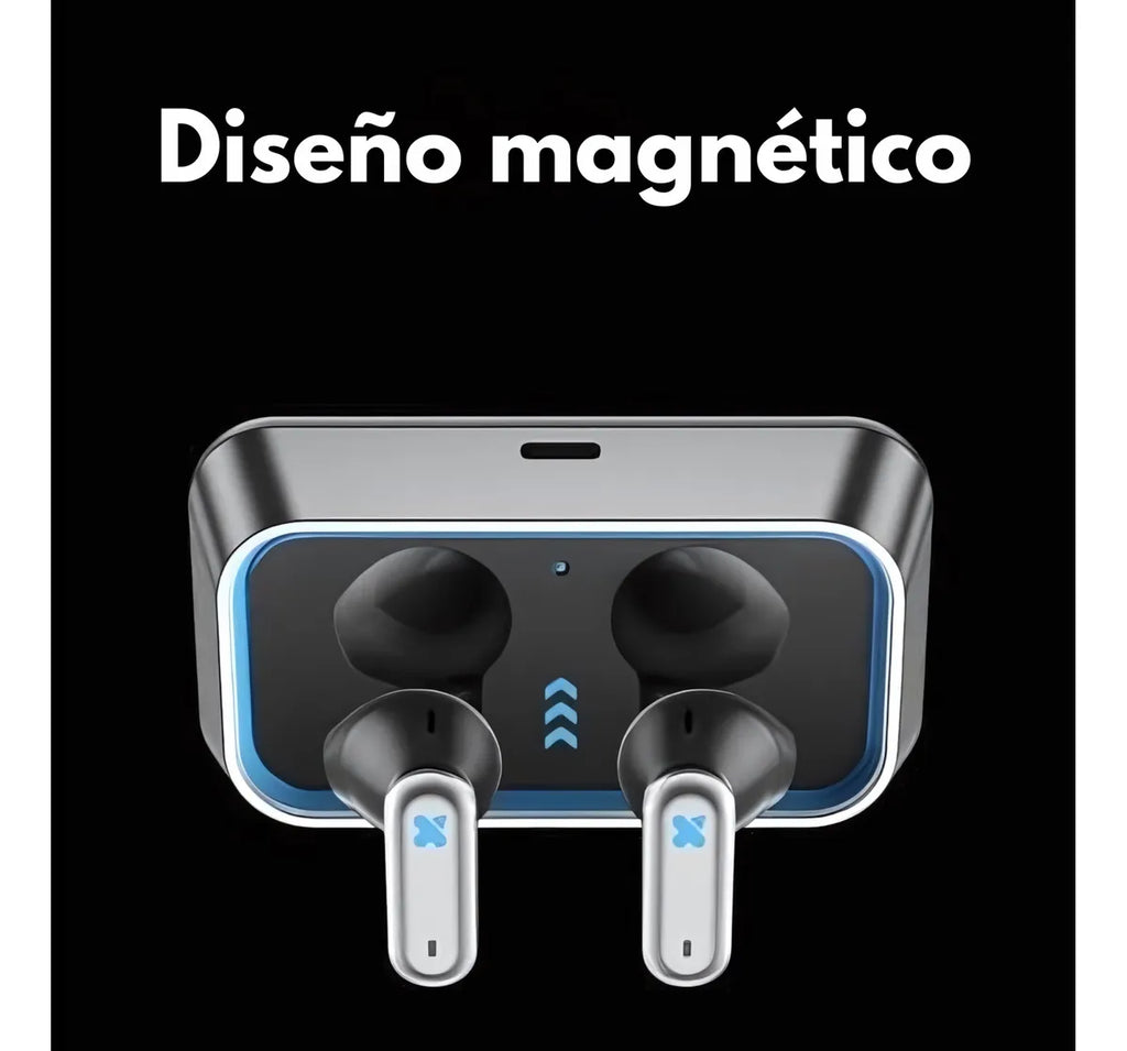 AUDÍFONOS INALÁMBRICOS X-LIVE B1 – Carga Solar + Sonido Envolvente