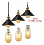 3 Lamparas Vintage Retro Decoración - Edición Premium (25cm) - Incluye Bombillos + Garantía 90 días