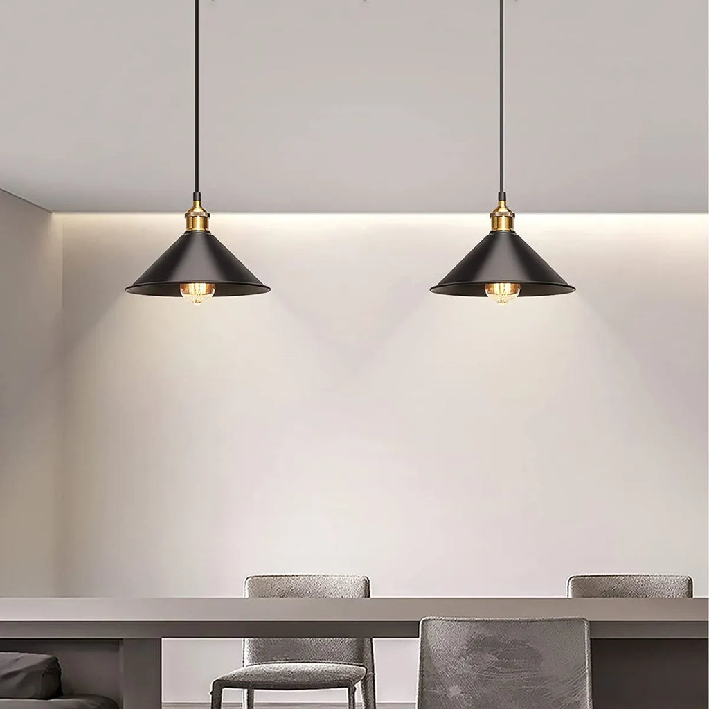 LÁMPARA DE TECHO RETRO INDUSTRIAL ANIU - Edición Premium (25cm) - Incluye Bombillo + Garantía 90 días