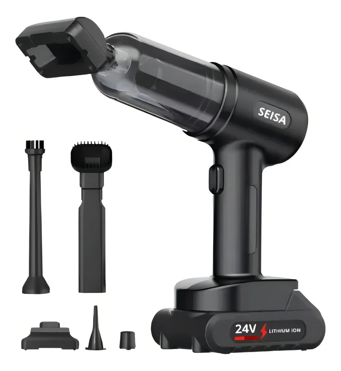 Aspiradora para Auto 3 en 1 SEISA 120W Inalámbrica – Potencia y Comodidad en tus Manos