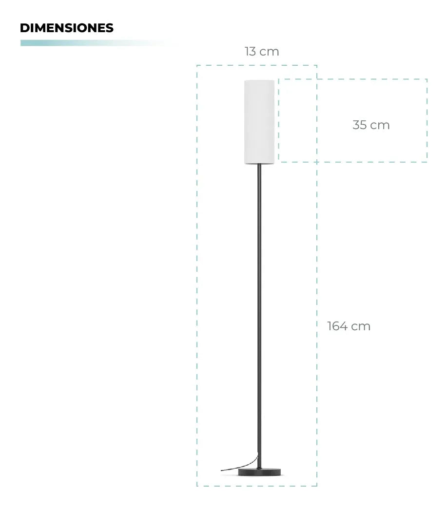 Lámpara de Pie Moderna RGB Minimalista Inteligente