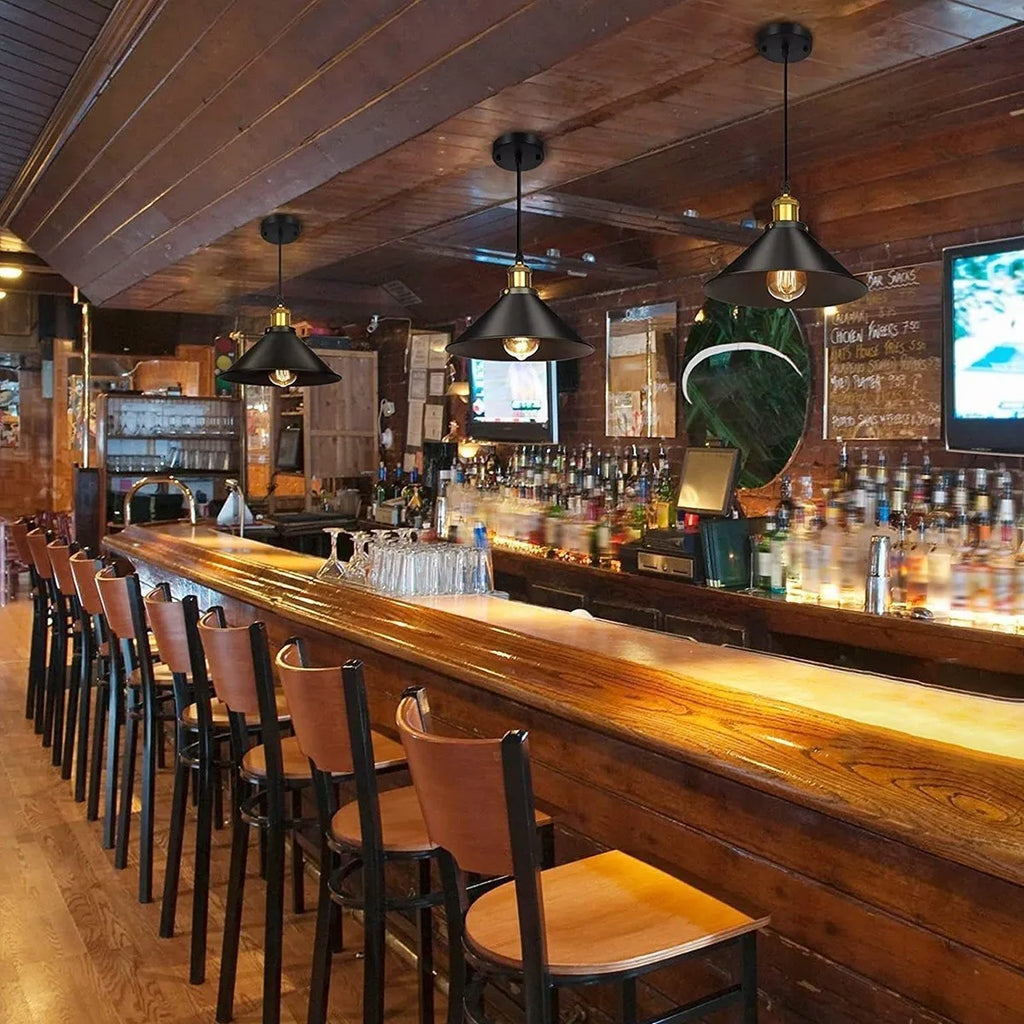 3 Lamparas Vintage Retro Decoración - Edición Premium (25cm) - Incluye Bombillos + Garantía 90 días