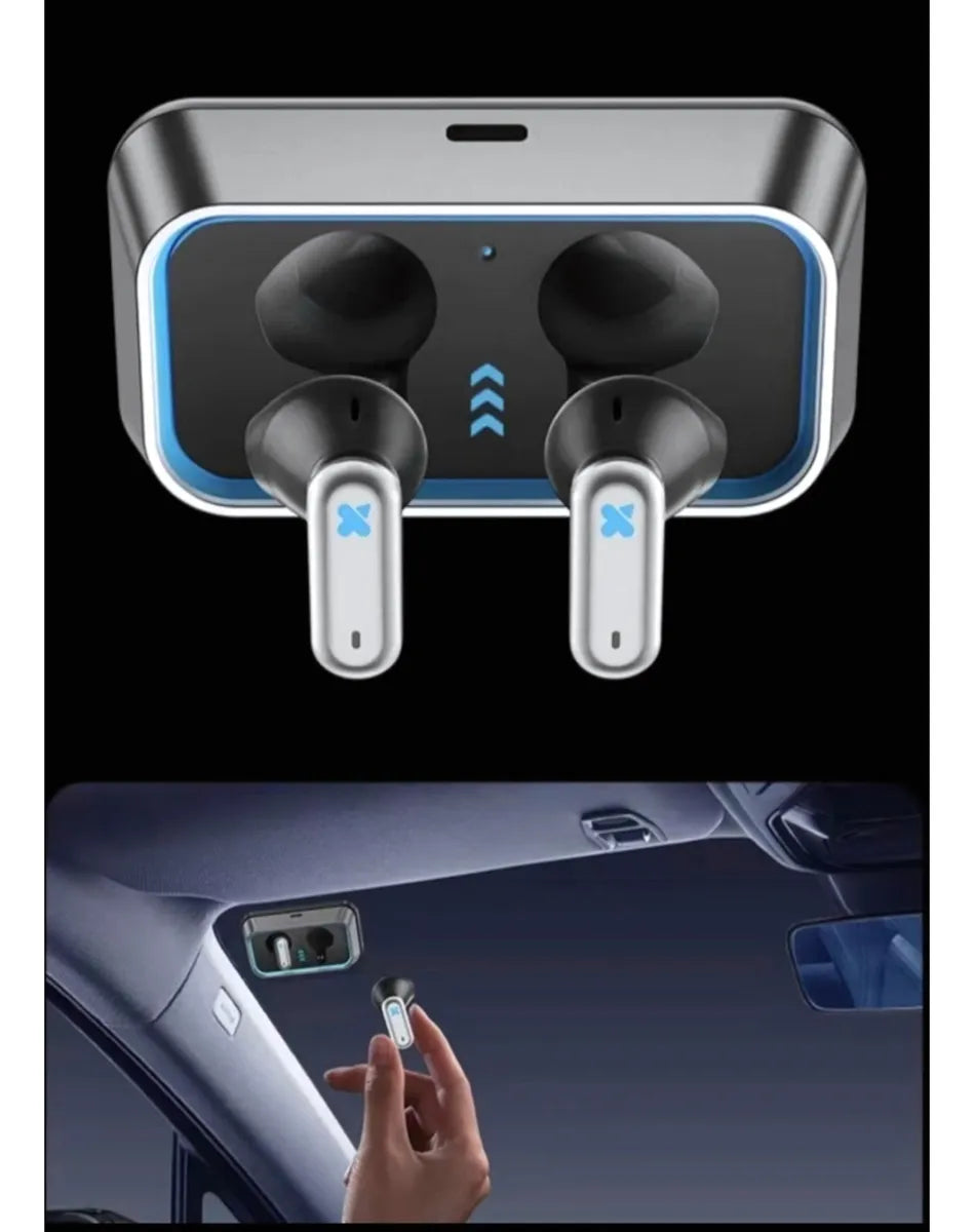 AUDÍFONOS INALÁMBRICOS X-LIVE B1 – Carga Solar + Sonido Envolvente