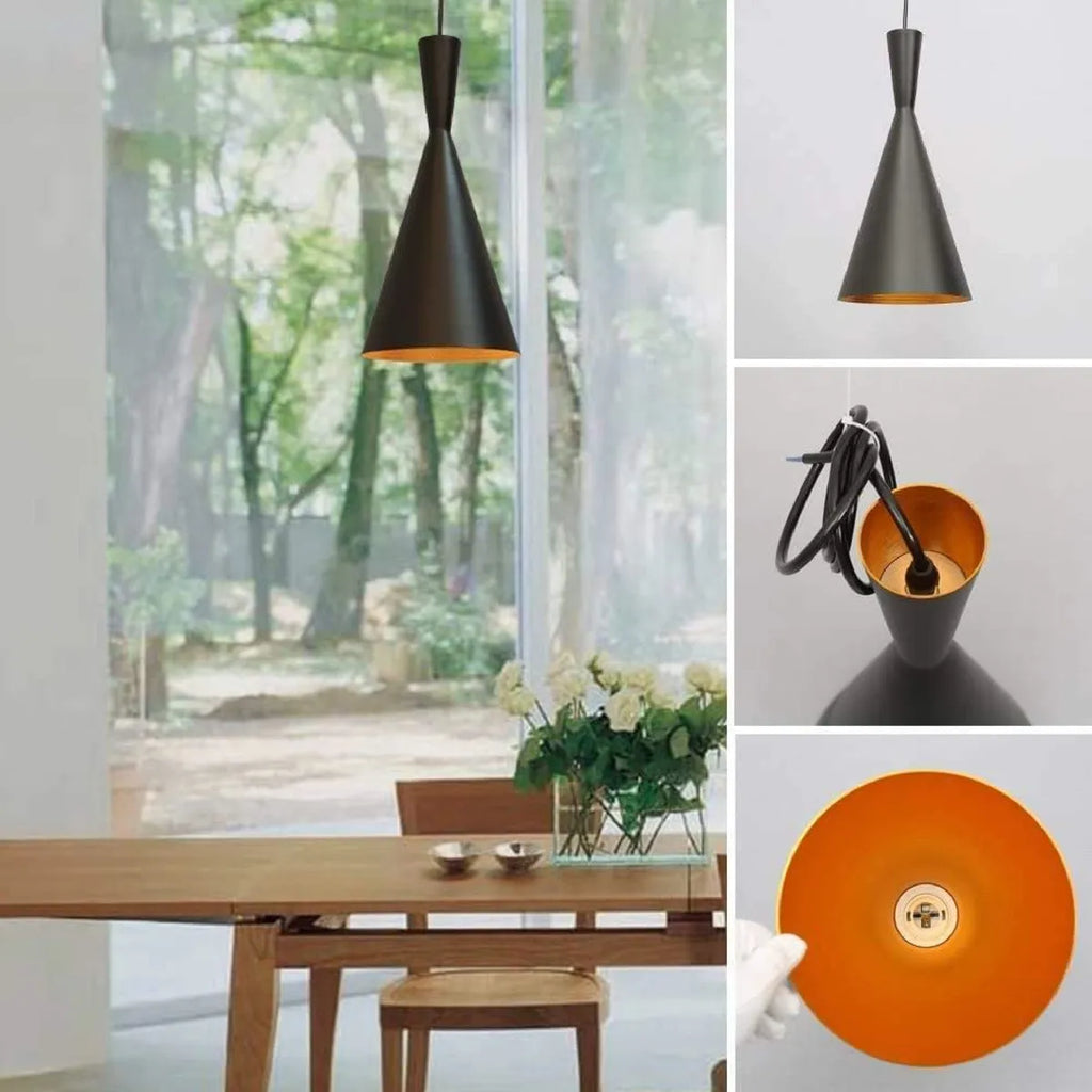 Lámpara Colgante de Techo Vintage Cónico Atikus – Estilo industrial y elegancia en un solo diseño