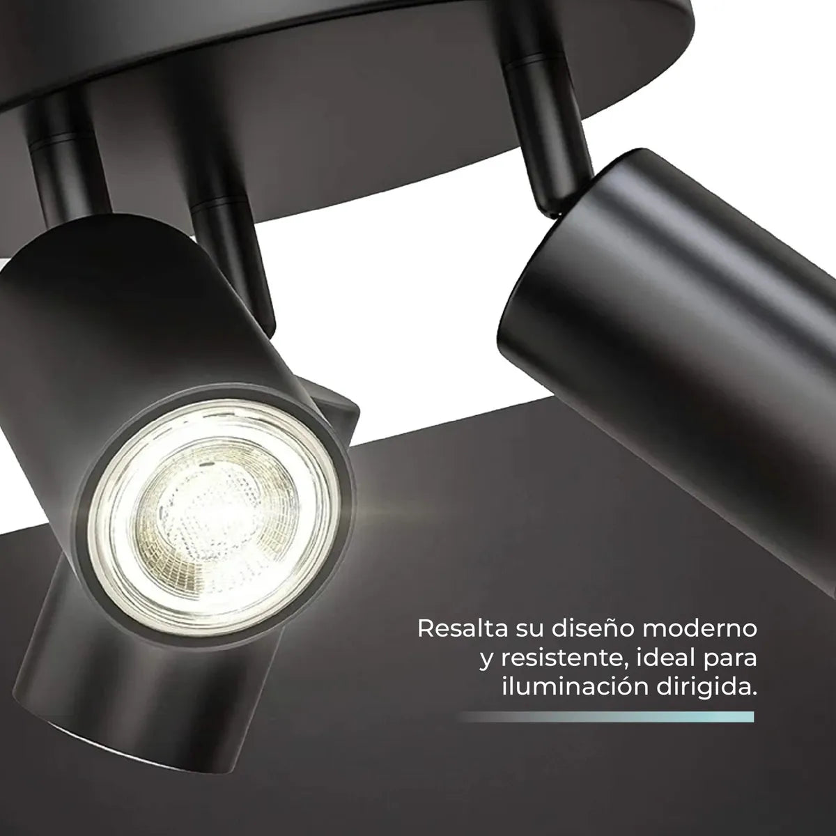 Lampara Tipo Spot Redondo Gu10 X 3 Unid