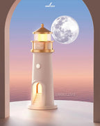 Proyector Lunar HD con Altavoz Bluetooth y Luz Ambiental Inteligente – Diseño Faro Premium