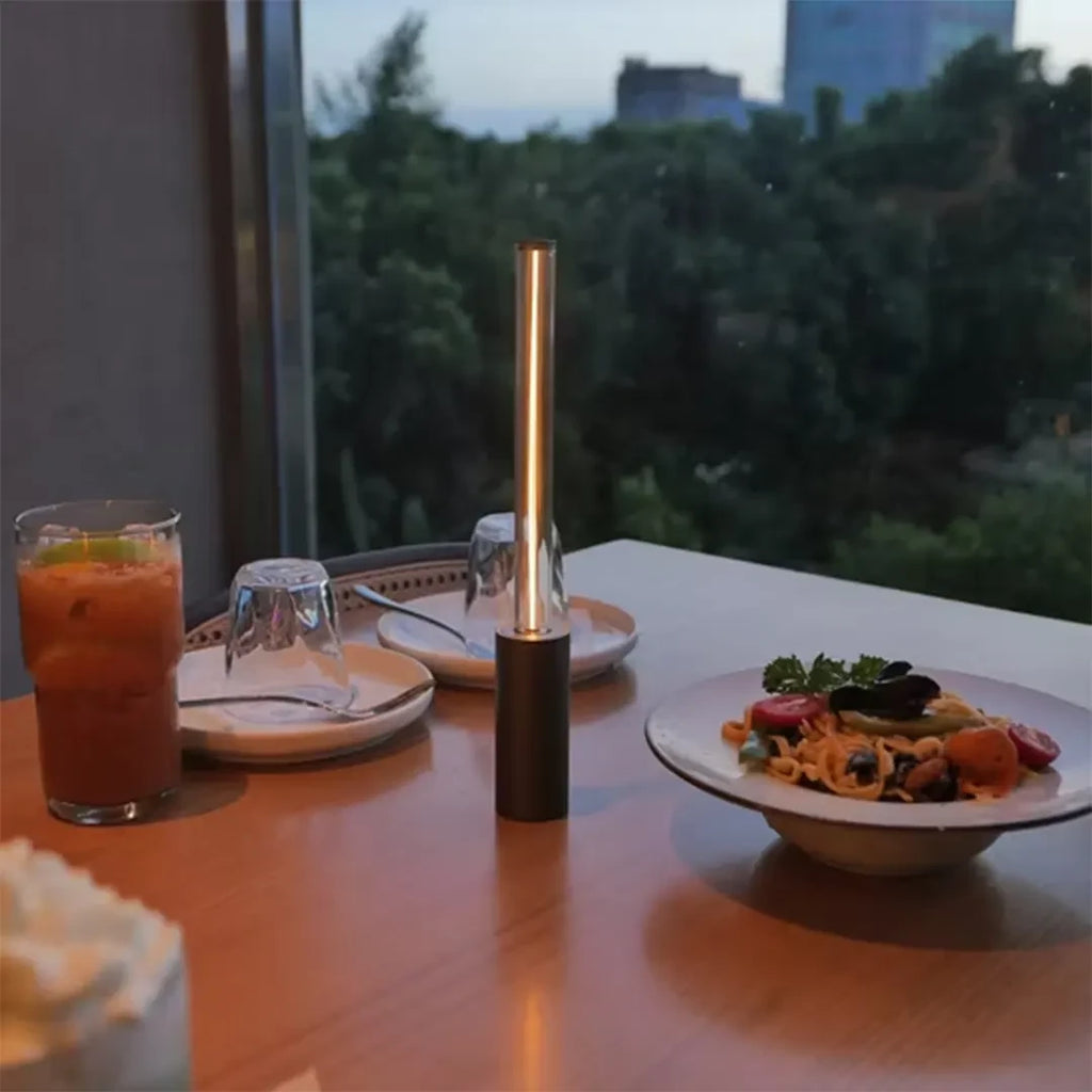 LÁMPARA DE MESA LED RECARGABLE – Luz Regulable + USB + Portátil | Diseño Moderno para Leer, Viajar o Ambientar