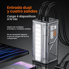 Power Bank Movisun 50,000mAh Rocket P55 – Energía extrema cuando más la necesitas