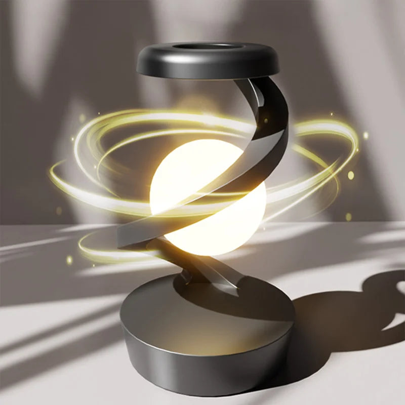 LÁMPARA DE MESA LEVITANTE 3D CON CARGA INALÁMBRICA