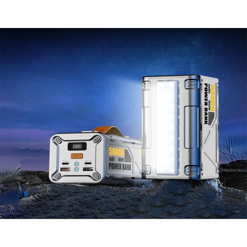 Power Bank Movisun 50,000mAh Rocket P55 – Energía extrema cuando más la necesitas