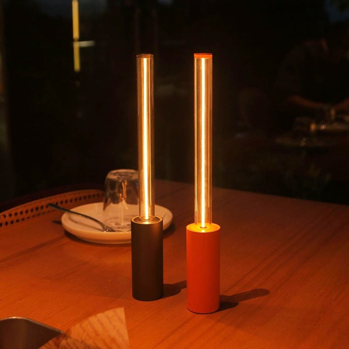 LÁMPARA DE MESA LED RECARGABLE – Luz Regulable + USB + Portátil | Diseño Moderno para Leer, Viajar o Ambientar
